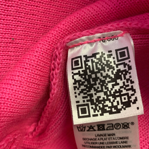 SAINT JAMES Size L Pink Wool Knitted Sailor Sweater Womens