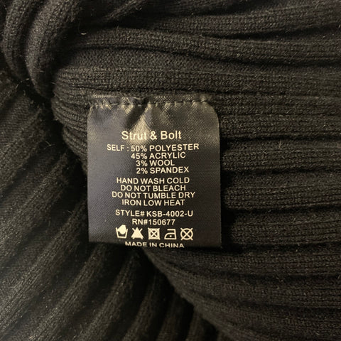 FARROW Size M Black Polyester Blend Bell Sleeves Pullover Womens
