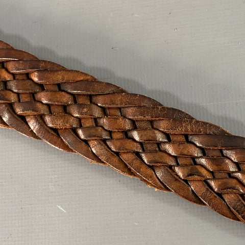 POLO by RALPH LAUREN Size 36 Brown Woven Leather Belt