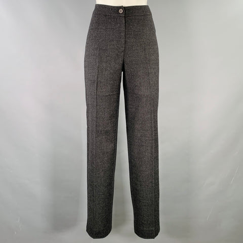 PHILOSOPHY di ALBERTA FERRETTI Size 6 Grey Wool Blend Flat Front Casual Pants