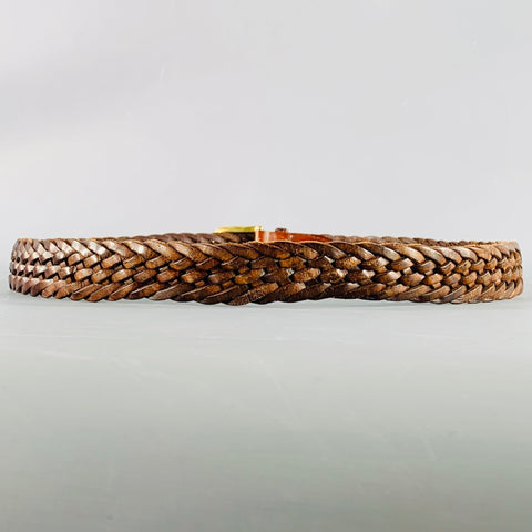 POLO by RALPH LAUREN Size 36 Brown Woven Leather Belt