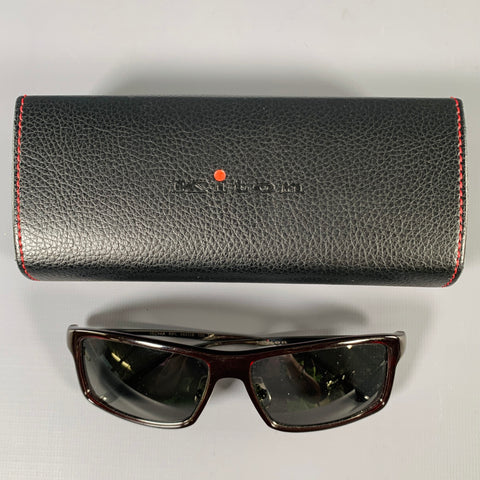 KITON -Ischia- Brown Silver Titanium Sunglasses