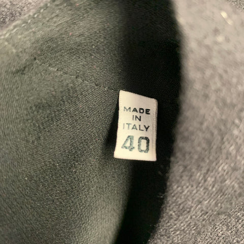 MARTIN MARGIELA Size 4 Black Wool V-Neck Dress