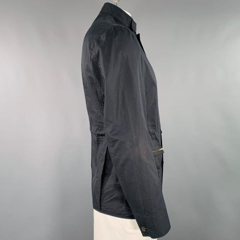 JIL SANDER Size 42 Black Parka Jacket