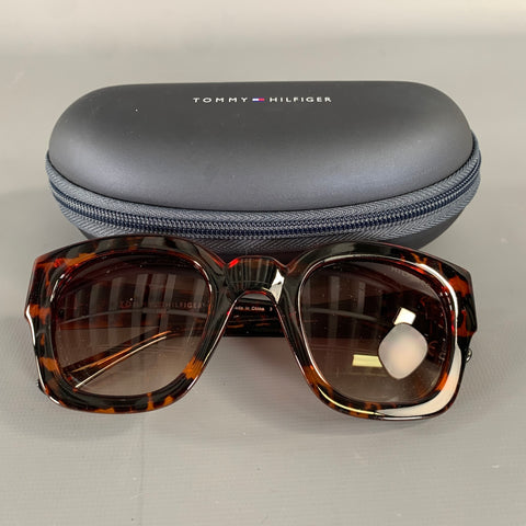 TOMMY HILFIGER Brown Tortoise Sunglasses