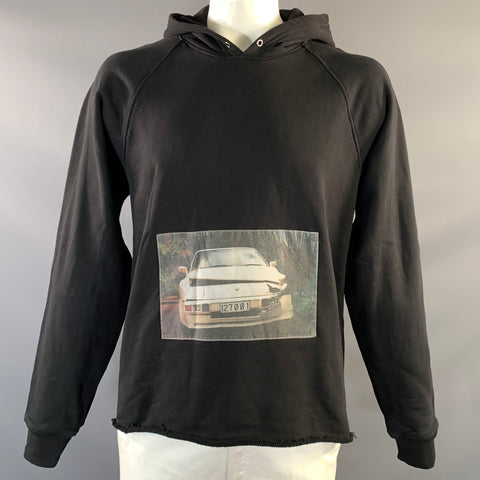 ENFANTS RICHES DEPRIMES L Patch Cotton Hooded Sweatshirt