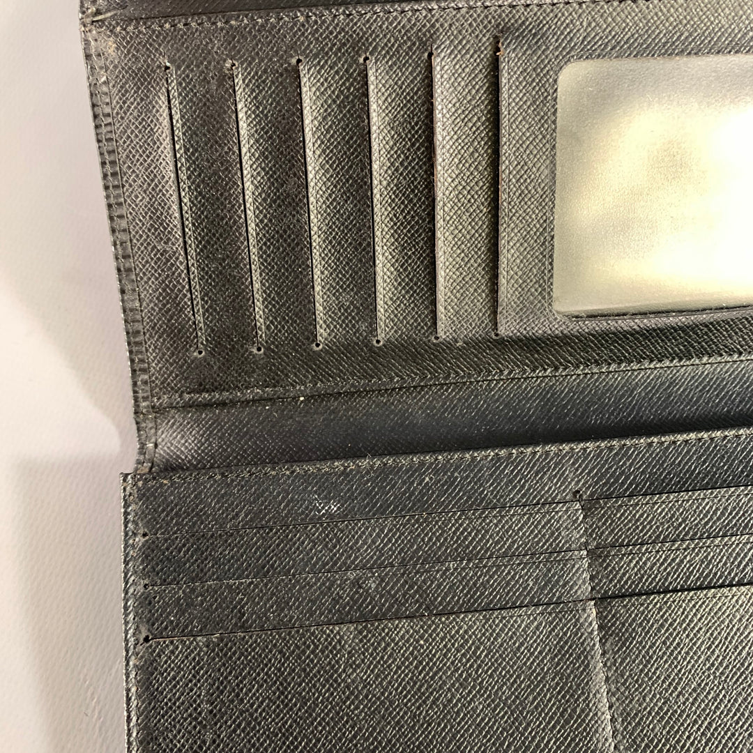 LOUIS VUITTON Black Epi Leather Wallet
