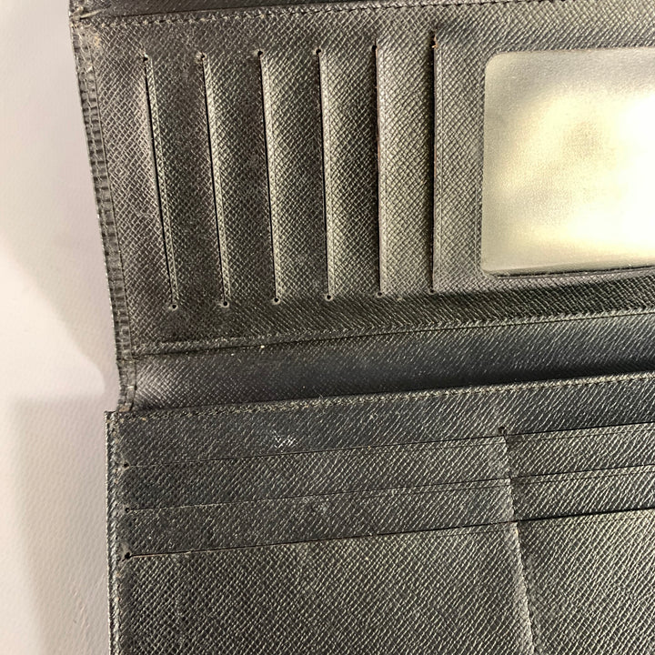 LOUIS VUITTON Black Epi Leather Wallet