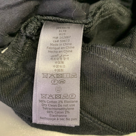 JOHN VARVATOS Size 36 Black Cotton Blend Jean Cut Casual Pants