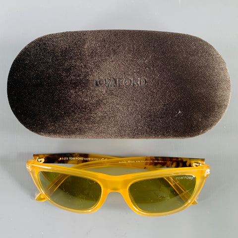 TOM FORD Andrew Yellow Amber Acetate Sunglasses