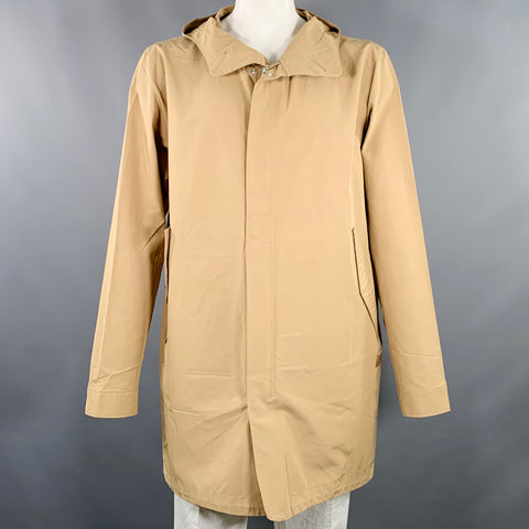 HERSCHEL Size XXL Khaki Cotton Polyester Hooded Jacket