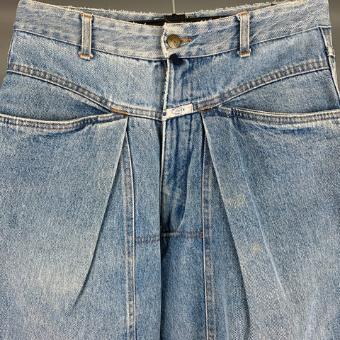 CLOSED Size 28 Blue Cotton Straight Zip Fly Jeans