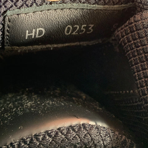 LOUIS VUITTON Size 9 Black Buckle Chunky Sole Sneakers