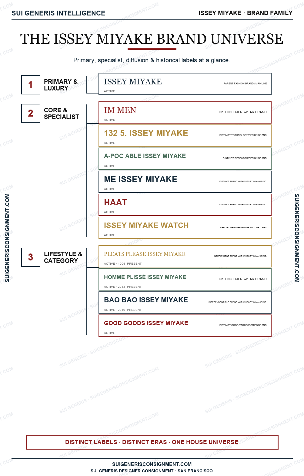 Issey Miyake Brand Universe — Sui Generis Intelligence