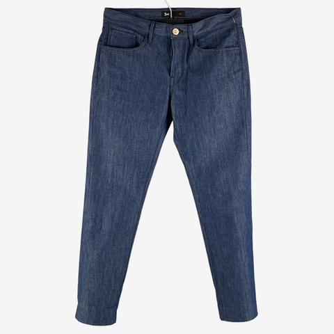 3 X 1 Size 31 Blue Cotton Button Fly Jeans