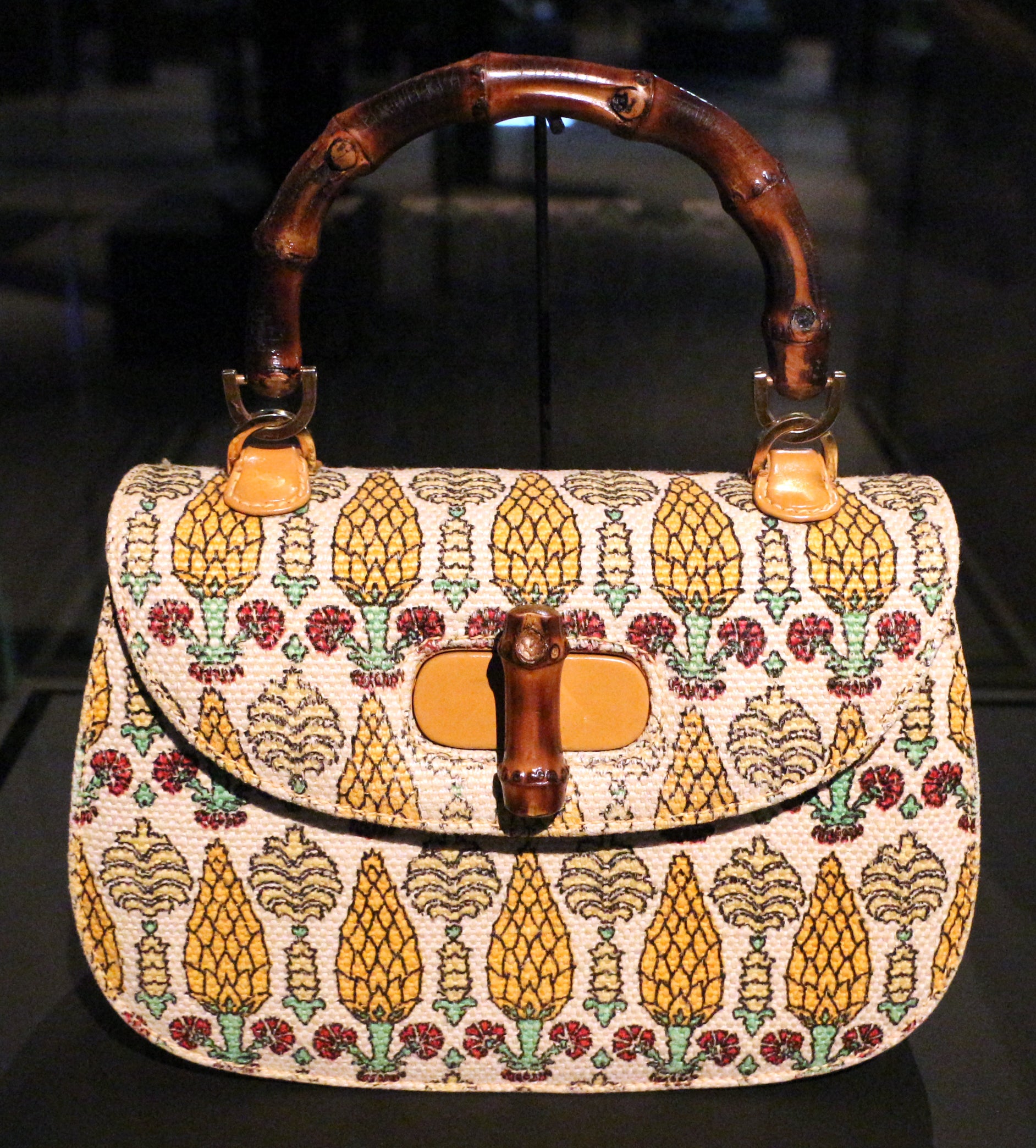 Historic Gucci bamboo bag circa 1960 to 1965