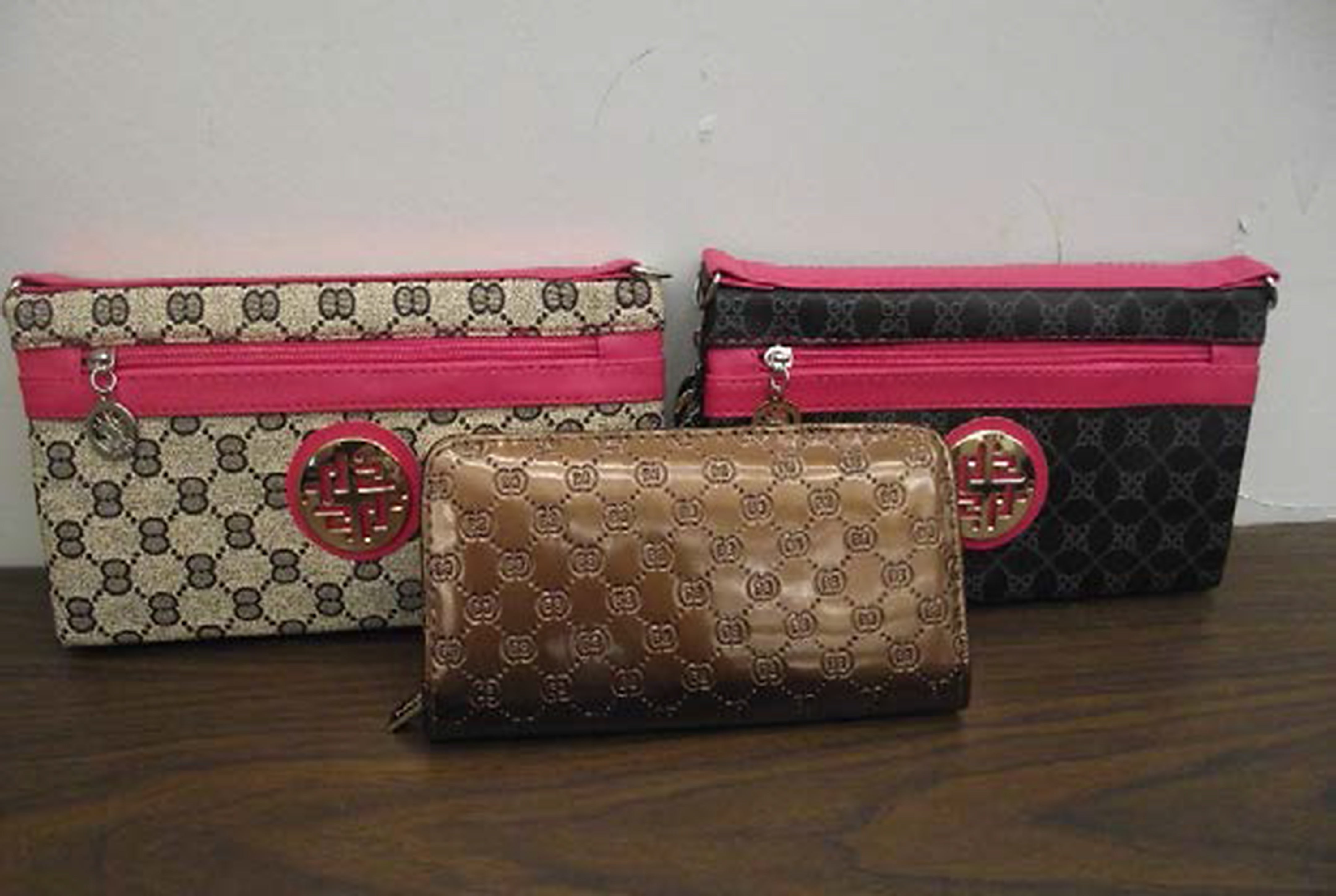 Counterfeit designer handbags seized by United States Customs and Border Protection in 2015