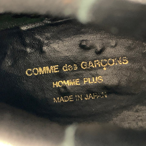 COMME des GARCONS HOMME PLUS Size 10 Green Black Suede Ankle Boots