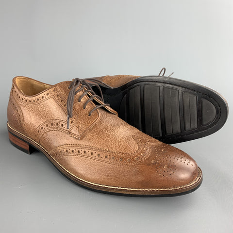COLE HAAN Taille 8 Tan Brogues Cuir Brogue Chaussures à lacets