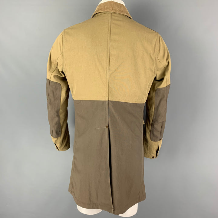 J. LINDEBERG Size M Khaki Brown Color Block Nylon Coat