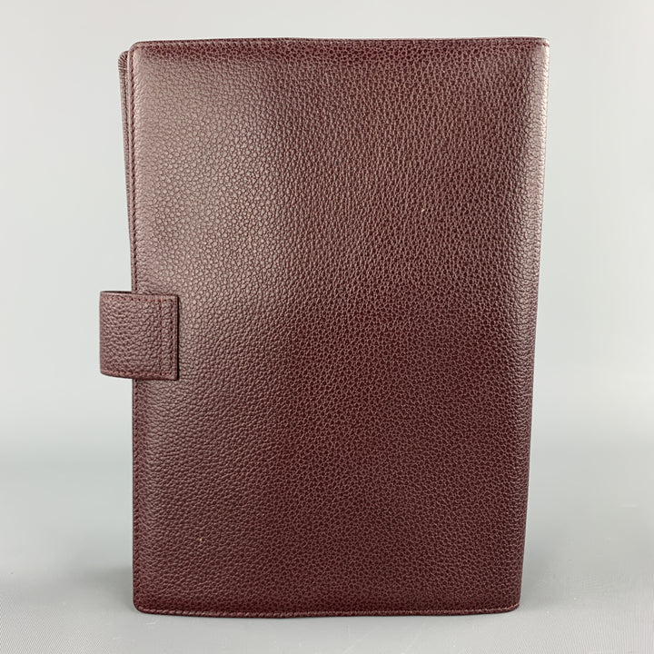 GOLDPFEIL Burgundy Leather Book Cover Case