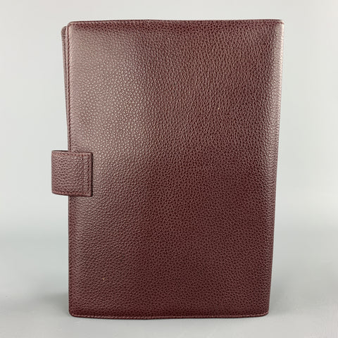 GOLDPFEIL Burgundy Leather Book Cover Case
