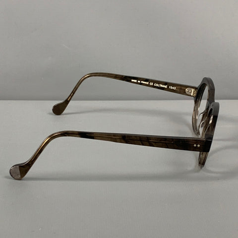 ANNE & VALENTIN Gray Marbled Acetate Coltrane Frames