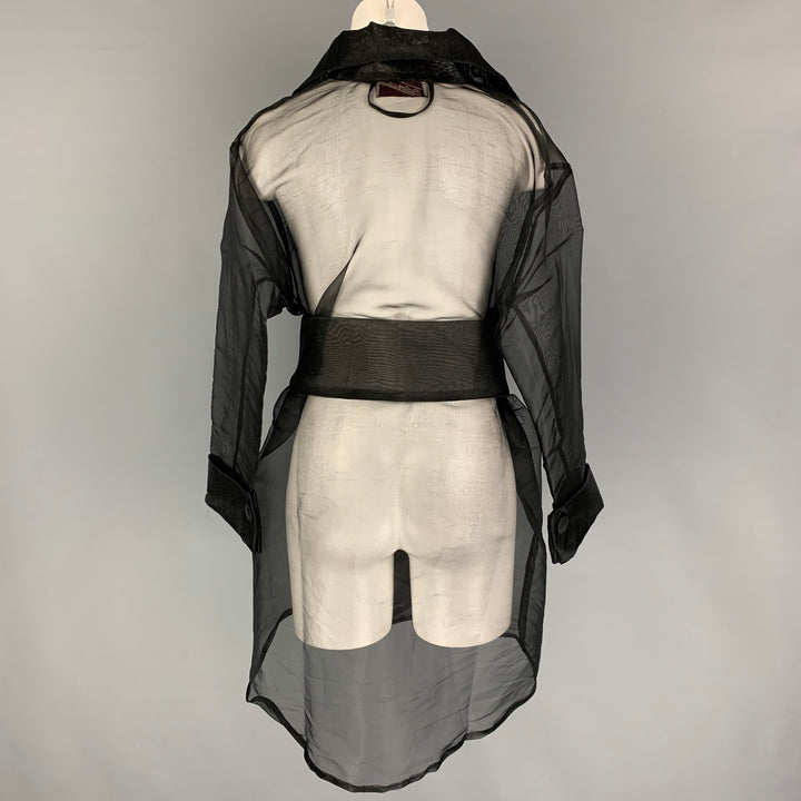 STERLING Size One Size Black Nylon Polyester Open Front Jacket
