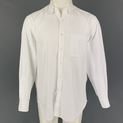 CUSTOM MADE Size M White Long Sleeve Shirt