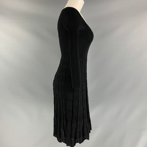M MISSONI Black  Knitted Size 6 Dress