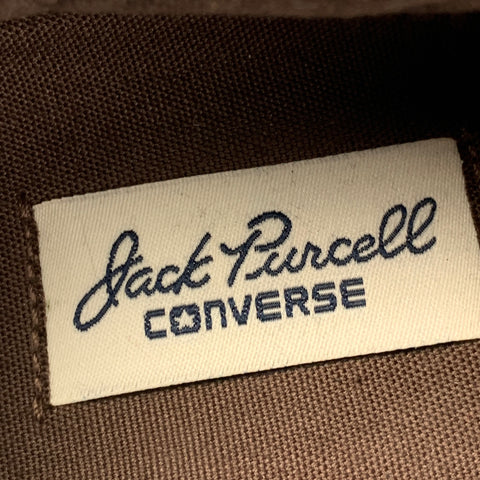 CONVERSE x Jack Purcell Size 7.5 Green & Navy Plaid Canvas Sneakers