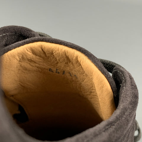 RAG &amp; BONE Taille 11 Baskets en daim charbon de bois et crème