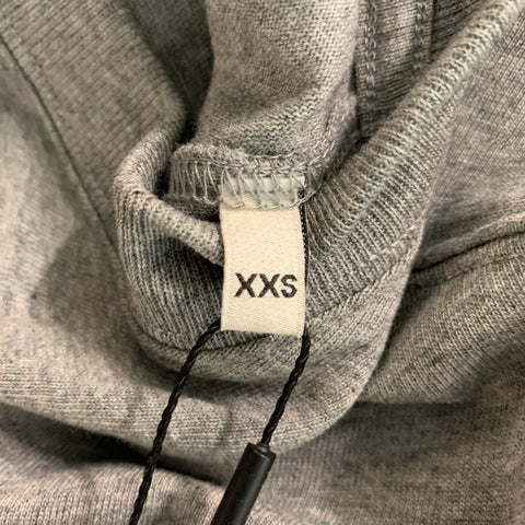 AMI by ALEXANDRE MATTIUSSI Size XXS Grey Embroidery Cotton T-shirt