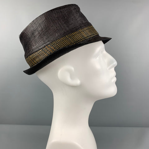 GOORIN BROTHERS Size S Black Tan Woven Hat