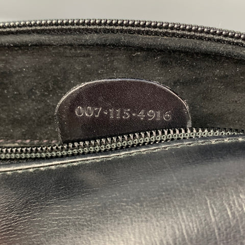 GUCCI Black Leather Cross Body Handbag