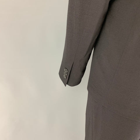 THEORY Size 42 Black Wool Blend Notch Lapel Suit