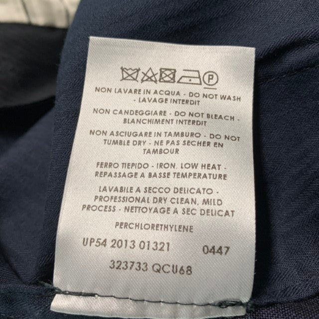 ALEXANDER MCQUEEN Size 34 Navy Solid Wool  Mohair Tuxedo Dress Pants