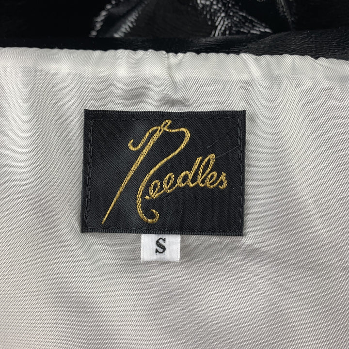 NEEDLES Size S Black Polyester Snap Button Oversized Jacket