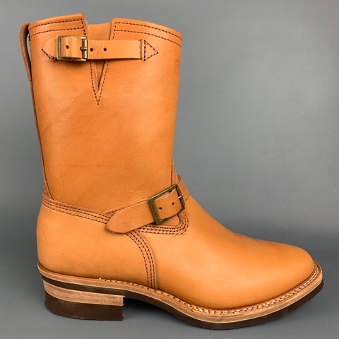 WESCO Size 11.5 Tan Leather Pull On Motorcycle Boots