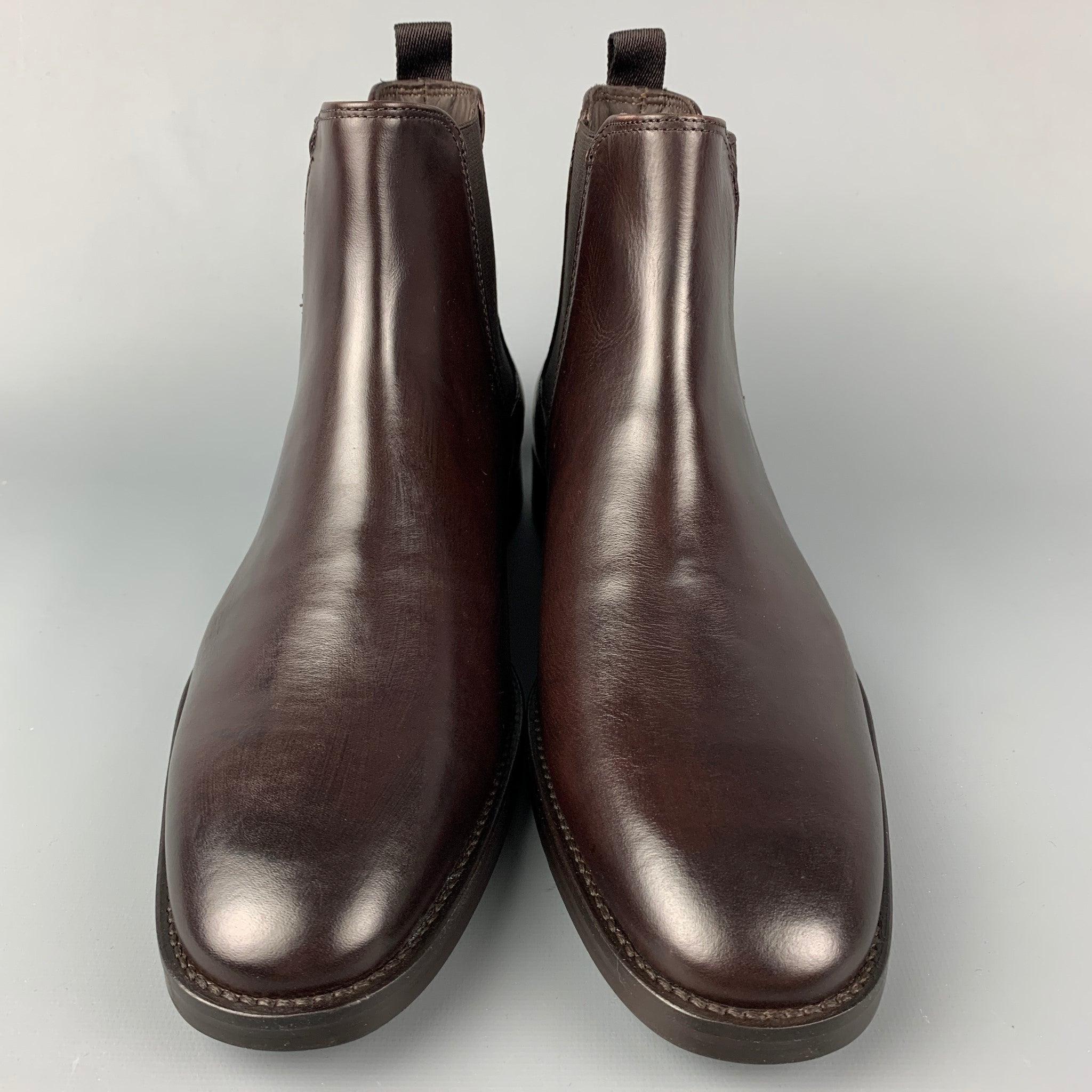 Bruno magli leather chelsea boots on sale