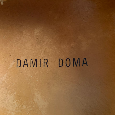 DAMIR DOMA Size 10 Black Leather Sneakers