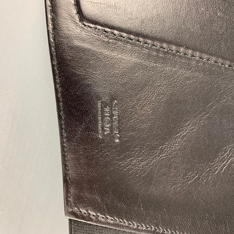CHANEL FW 11 Waist Size M Black Quilted Leather Belt