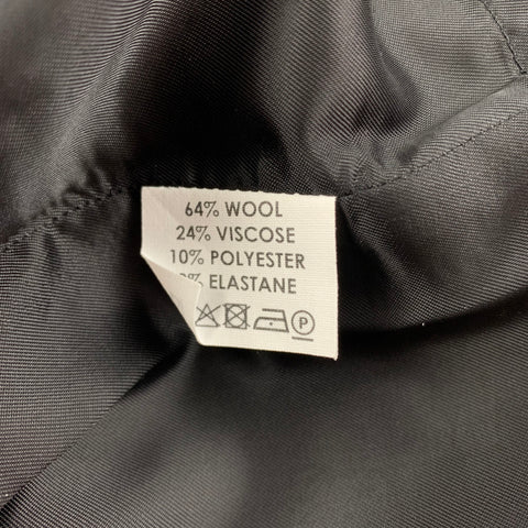 DRIES VAN NOTEN Robe fourreau en viscose de laine dorée taille 10