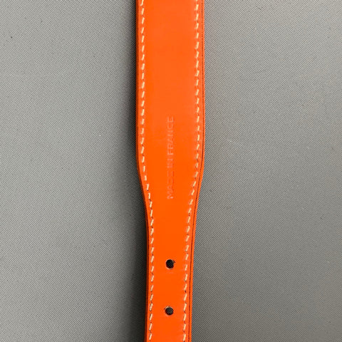 GOYARD Dog Collar Orange Monogram Coated Canvas Leather Goods