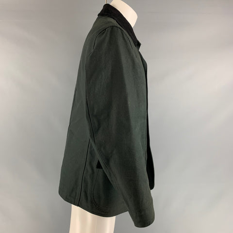 A VONTADE Size M Black Cotton Utility Jacket