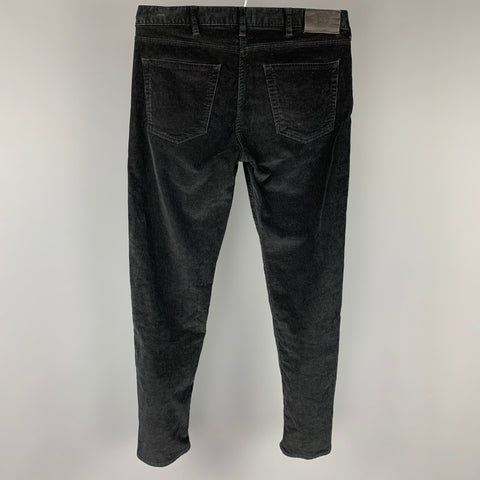 PS by PAUL SMITH Size 32 Black Corduroy Cotton Jean Cut Casual Pants