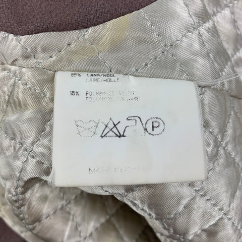 VIVIENNE WESTWOOD MAN Size 40 Taupe Wool  Nylon Double Zipper Jacket