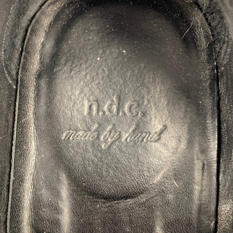 N.D.C. Size 9 Taupe Distressed Leather Lace Up Brogues