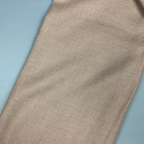 Écharpe à franges taupe VINTAGE