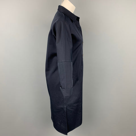 SOFIE D'HOORE Taille 4 Robe chemise en coton bleu marine